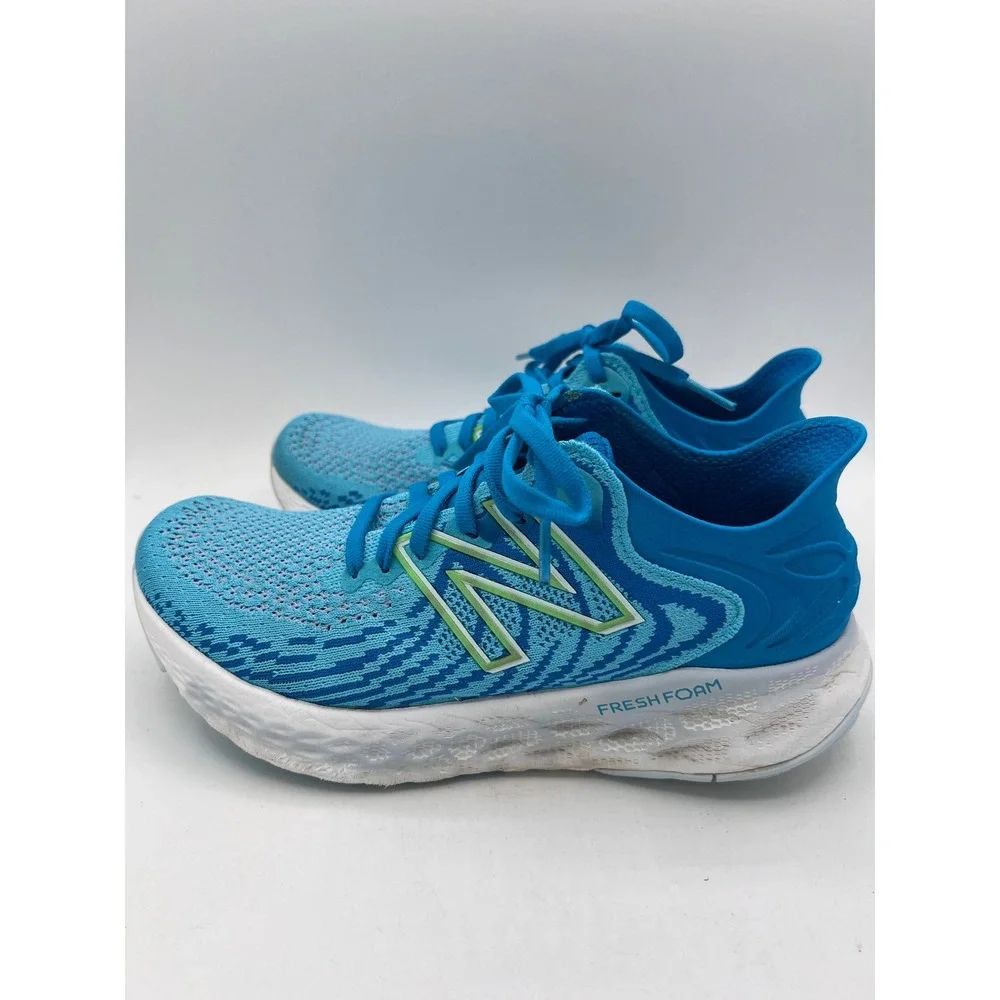 New Balance Fresh Foam X 1080 Sneakers Shoes Womens Sz 7.5 Blue Athletic Running